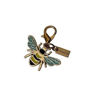 Coach Bee Charm Zipper Pull